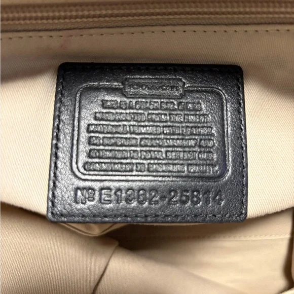 Coach Haley Legacy Leather & Canvas Satchel Bag - Picture 4 of 11